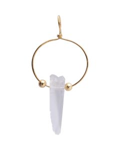 Crystal Point Pendant, Gold Plated (1pc) NETT