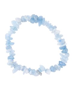 7.5" Aquamarine Chip Bracelet (1pc) NETT