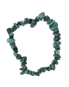 7.5" Malachite Chip Bracelet (1pc) NETT