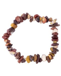 7.5" Mookaite Chip Bracelet (1pc) NETT