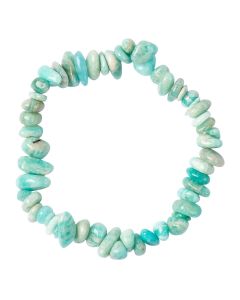 7.5" Chip Bracelet, Russian Amazonite (1pc)