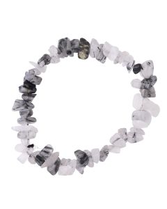 7.5" Chip Bracelet Tourmalinated Quartz (1 Piece) NETT