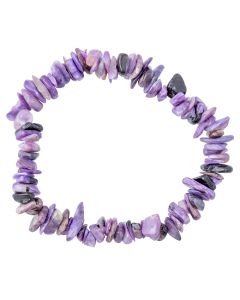 7.5" Charoite Chip Bracelet (1pc) NETT