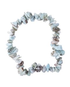 7.5" Larimar Chip Bracelet (1pc) NETT