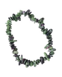 7.5" Chip Bracelet Ruby Zoisite (1 Piece) NETT