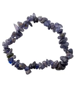 7.5" Iolite Chip Bracelet (1pc) NETT