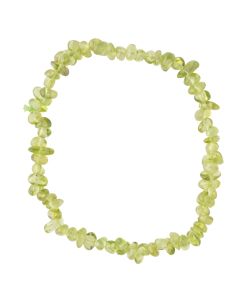 7.5" Peridot Chip Bracelet (1pc) NETT