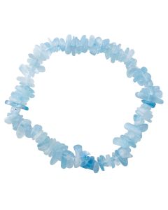 7.5" Aquamarine Chip Bracelet AA Grade (1pc) NETT