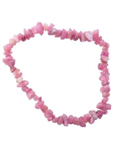 7.5" Tourmaline Rubellite Chip Bracelet (1pc) NETT
