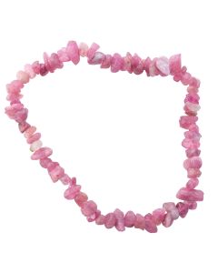 7.5" Tourmaline Rubellite Chip Bracelet (1pc) NETT