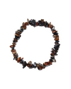 7.5" Blue Tiger Eye Chip Bracelet (1pc) NETT
