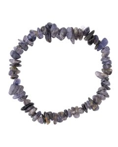 7.5" Iolite Chip Bracelet A&B Grade (1pc) NETT