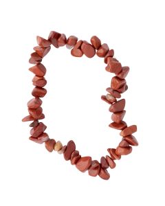 7.5" Chip Bracelet Red Jasper (1 Piece) NETT