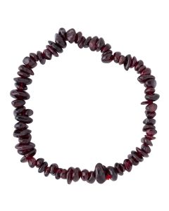 7.5" Freeform Garnet Chip Bracelet (1pc) NETT