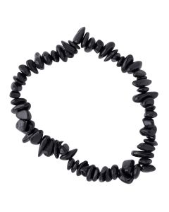 7.5" Freeform Chip Black Tourmaline Bracelet (1 Piece) NETT