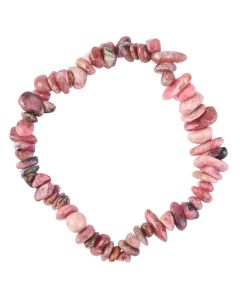 7.5" Freeform Chip Rhodonite Bracelet (1 Piece) NETT