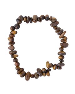 7.5" Freeform Tiger Eye Chip Bracelet (1pc) NETT