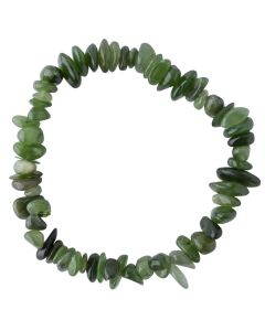 7.5" Chip Bracelet Nephrite Jade (1pc) NETT