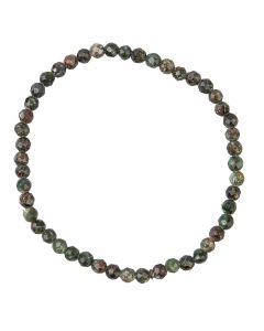 4mm Faceted Seraphinite Bracelet  (1pc)