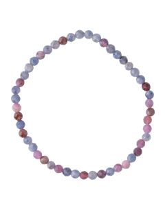 4mm Faceted Ruby & Sapphire Bracelet (1pc) NETT