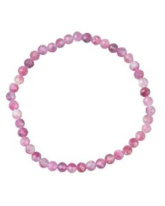 4mm Faceted Pink Tourmaline Bracelet (1pc) 
