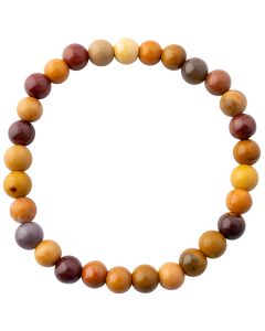 6mm Mookaite Bead Bracelet (1pc) NETT