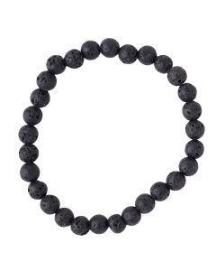 6mm Lava Stone Bead Bracelet (1pc) NETT