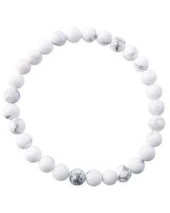 6mm Howlite Bead Bracelet (1pc) NETT