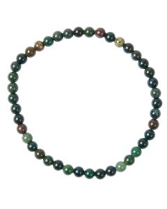 4mm Bloodstone Bead Bracelet (1pc)