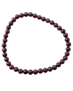 4mm Garnet A and B Grade Bead Bracelet (1pc) NETT