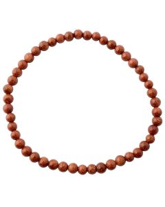 4mm Gold Stone Bead Bracelet (1pc) NETT