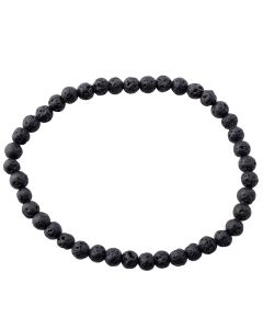 4mm Lava Stone Bead Bracelet (1pc) NETT