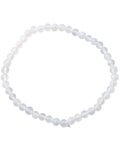 4mm Opal Glass Bead Bracelet (1pc) NETT