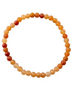 4mm Red Aventurine Bead Bracelet (1pc) NETT