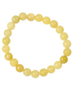 8mm Olive Jade Bead Bracelet (1pc)