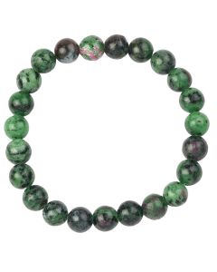 8mm Ruby Zoisite Bead Bracelet (1pc)