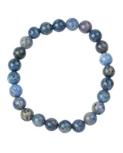 8mm Dumortierite Bead Bracelet  (1pc)