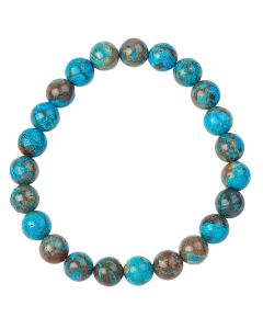 8mm Chrysocolla Bead Bracelet  (1pc)