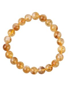 8mm Citrine A Bead Bracelet (1pc)