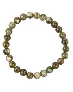 6mm Green Mica Bead Bracelet (1pc)