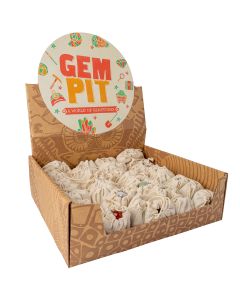 Mining Mike's Mixed Gem Pit Tumblestone Bags in Retail Box (40 Piece) NETT