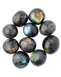 Labradorite Tumblestone 30-40mm , Madagascar (10pcs) NETT