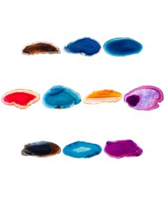 A000 Agate Slice (1" to 1.5") (10pcs) NETT