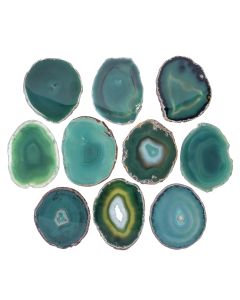 A3 Agate Slice Green (2.5" to 3") NETT