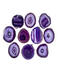 A4 Agate Slice Purple (3" to 4") (10 Piece) NETT