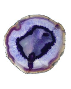 A8 Agate Slice Purple (6" to 7") NETT
