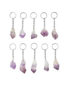 Amethyst Point Keyring (10pcs) NETT