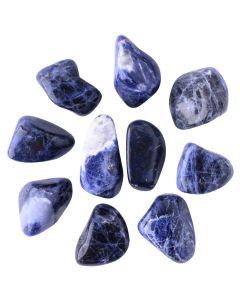 Sodalite Tumblestone Extra Large 40-50mm, Brazil (250g) NETT