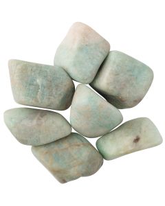 Amazonite Extra Large Tumblestone 40-50mm, Brazil (250g) NETT