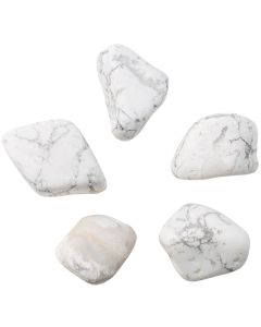 Howlite Extra Large Tumblestone 40-50mm (250g) NETT